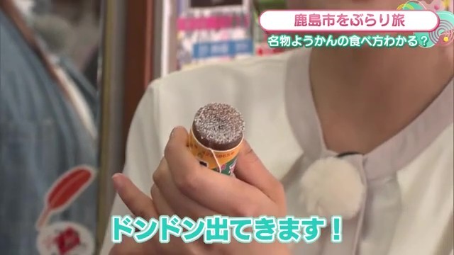 押し出す羊羹