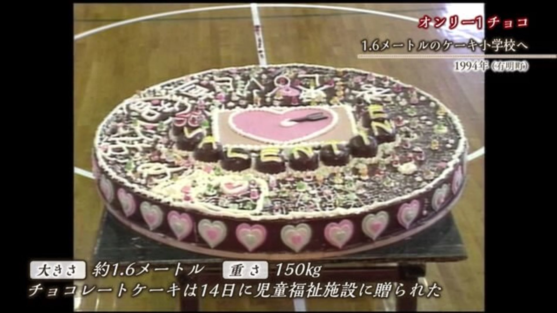 あの日へ時間旅行 オンリー1の"特大チョコケーキづくり"【1989年～1999年】