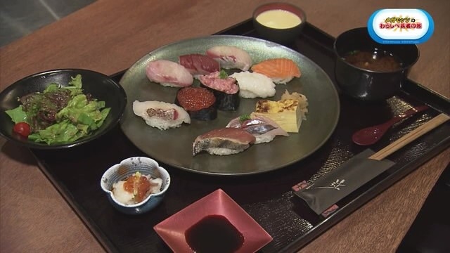 お昼限定の立ち食い寿司！佐賀市駅前中央「山沙商店」