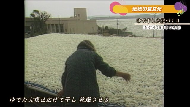 あの日へ時間旅行 伝統の食文化「ゆで干し大根づくり」 唐津市・加唐島【1987年】