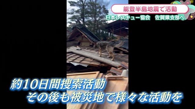 能登半島地震で災害救助犬が活躍！佐賀での課題は？大町町「日本レスキュー協会」