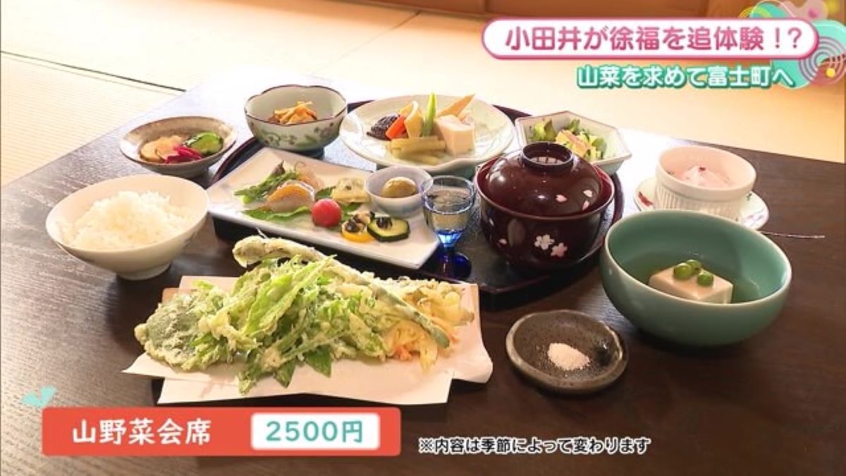 山の恵み"山菜"を贅沢に使った会席料理！「森の香 菖蒲ご膳」【佐賀県佐賀市】