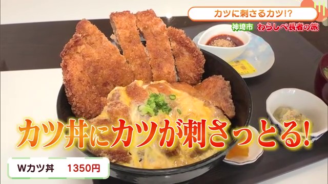 カツが"刺さる"！？神埼市「おうちごはんKen's」の衝撃Wカツ丼