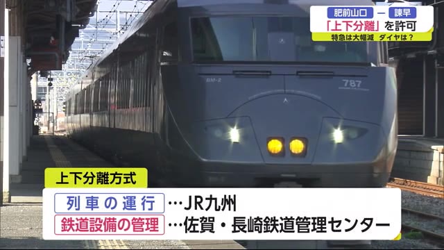 西九州新幹線開業に伴い長崎本線一部区間の「上下分離方式」を国が許可【佐賀県】