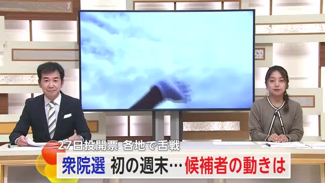 衆議院選挙 投開票まで1週間を切り候補者が各地で支持を呼びかけ 舌戦繰り広げる【佐賀県】